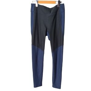 Outdoor Voices Warmup Legging Navy/Black‎ Colourblock Size Large